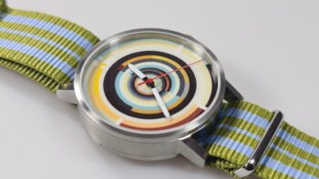 A vibrant mechanical art piece